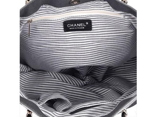 CHANEL シャネルスーパーコピー グレー デニム ショルダーバッグ ダブルチェーンA1157